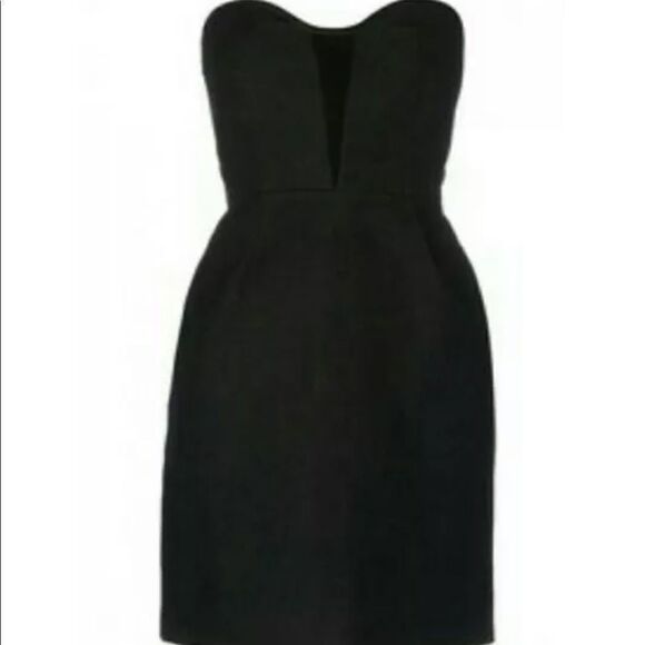 RAG & BONE Dark Denim Strapless Suede Mini POCKETS - Picture 12 of 13